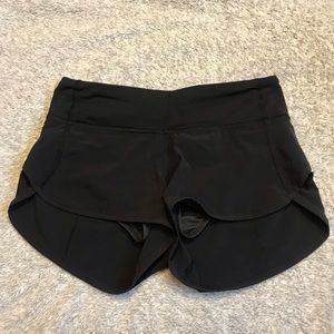 Lululemon Speed-Up Short 2.5" Black Size 2